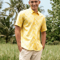 The Nusantara Collection Men Holiday Shirt Sinar Print - Umbi