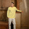 The Nusantara Collection Men Long Sleeve Kurta Butter Yellow - Umbi