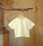 The Nusantara Collection Unisex Baby Top Butter Yellow - Umbi