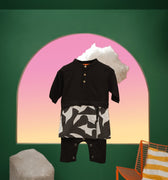 The Oasis Baby Baju Melayu 3 - in - 1 Set Black - Umbi