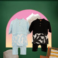 The Oasis Baby Baju Melayu 3 - in - 1 Set Sky Blue - Umbi