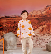 The Oasis Boy Kurta Desert Print - Umbi