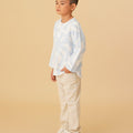 The Oasis Boy Kurta Mirage Print - Umbi