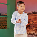 The Oasis Boy Kurta Mirage Print - Umbi
