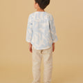 The Oasis Boy Kurta Mirage Print - Umbi