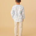 The Oasis Boy Kurta Mirage Print - Umbi