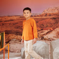 The Oasis Boy Kurta Orange - Umbi