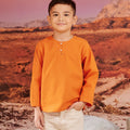 The Oasis Boy Kurta Orange - Umbi