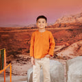 The Oasis Boy Kurta Orange - Umbi