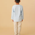 The Oasis Boy Kurta Sky Blue - Umbi