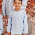 The Oasis Boy Kurta Sky Blue - Umbi