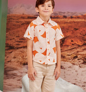 The Oasis Boy Sunday Shirt Desert Print - Umbi