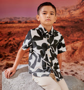 The Oasis Boy Sunday Shirt Shadow Print - Umbi