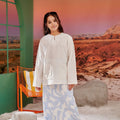 The Oasis Girl Kurung Top White - Umbi