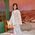 The Oasis Girl Kurung Top White - Umbi
