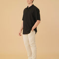 The Oasis Men Holiday Shirt Black - Umbi