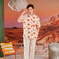 The Oasis Men Holiday Shirt Desert Print - Umbi
