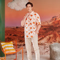 The Oasis Men Holiday Shirt Desert Print - Umbi