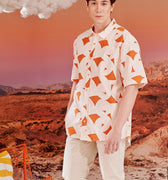 The Oasis Men Holiday Shirt Desert Print - Umbi
