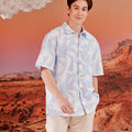 The Oasis Men Holiday Shirt Mirage Print - Umbi