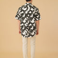 The Oasis Men Holiday Shirt Shadow Print - Umbi