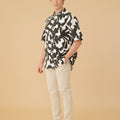 The Oasis Men Holiday Shirt Shadow Print - Umbi