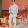 The Oasis Men Kurta Mirage Print - Umbi