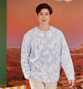 The Oasis Men Kurta Mirage Print - Umbi