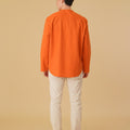 The Oasis Men Kurta Orange - Umbi