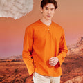 The Oasis Men Kurta Orange - Umbi