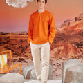 The Oasis Men Kurta Orange - Umbi