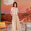 The Oasis Women Casual Blouse Desert Print - Umbi