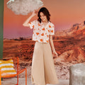 The Oasis Women Casual Blouse Desert Print - Umbi