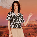 The Oasis Women Casual Blouse Shadow Print - Umbi