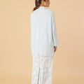 The Oasis Women Column Skirt with Back Pleats Mirage Print - Umbi