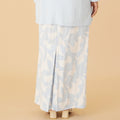 The Oasis Women Column Skirt with Back Pleats Mirage Print - Umbi