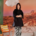 The Oasis Women Long Kurung Blouse Black - Umbi
