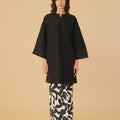 The Oasis Women Long Kurung Blouse Black - Umbi