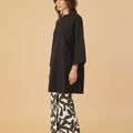 The Oasis Women Long Kurung Blouse Black - Umbi