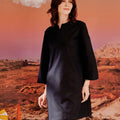 The Oasis Women Long Kurung Blouse Black - Umbi