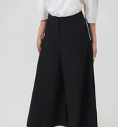 The Office Runway Women Flare Cut Pants Black - Umbi