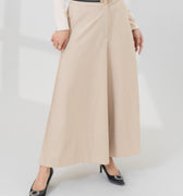 The Office Runway Women Flare Cut Pants Brown - Umbi