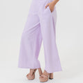 The Office Runway Women Straight Cut Pants Lilac - Umbi