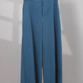 The Office Runway Women Straight Cut Pants Steel Blue - Umbi