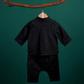 The Rimba Raya Baby Baju Melayu Set Black - Umbi