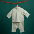 The Rimba Raya Baby Baju Melayu Set Matcha Green - Umbi
