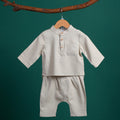 The Rimba Raya Baby Baju Melayu Set Sand - Umbi