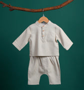 The Rimba Raya Baby Baju Melayu Set Sand - Umbi