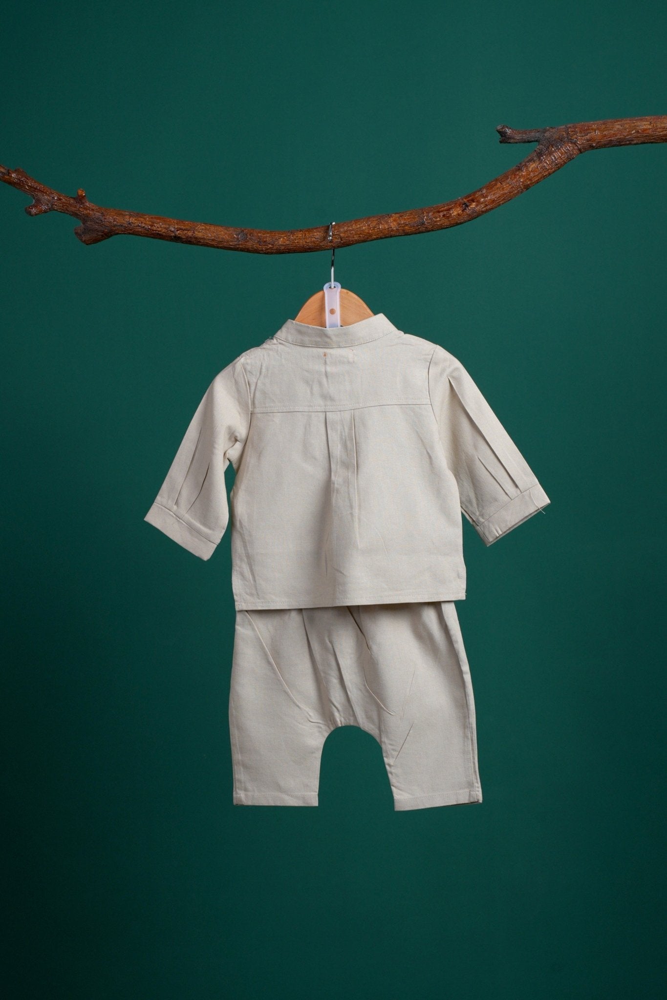 The Rimba Raya Baby Baju Melayu Set Sand - Umbi