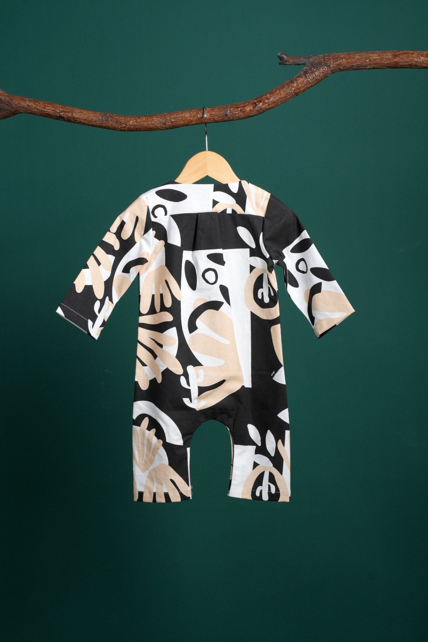 The Rimba Raya Baby Jumpsuit Cempaka Print - Umbi